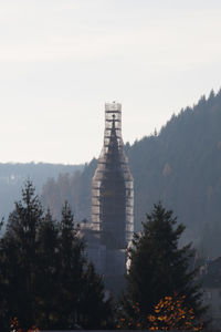 View of temple against sky