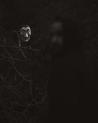 Portrait of woman looking away