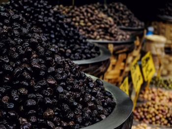 Close-up of fruits for sale in market