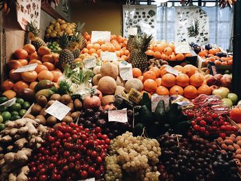 Fruit stall at market