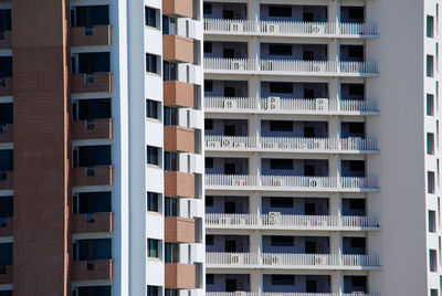 Full frame shot of residential building