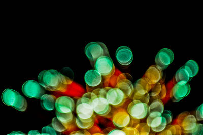 Full frame shot of colorful lights