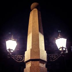 Low angle view of historical building