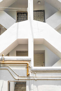 Low angle view of staircase in building