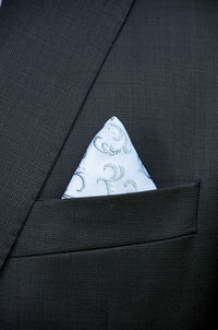 Close-up of text on seat