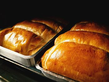 Close-up of bread in store