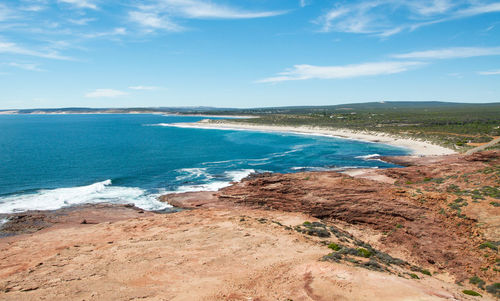 Scenic view of beach