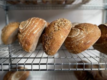 Close-up of sourdough bread