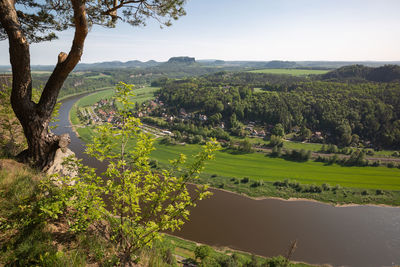 Scenic view of landscape against sky