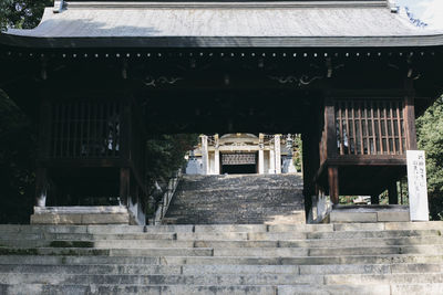 Low angle view of old building