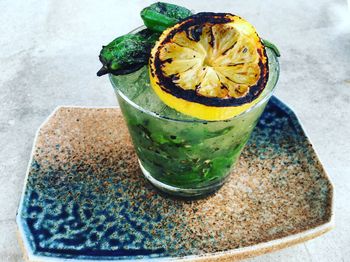 Close-up of cocktail