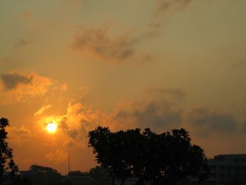 Scenic view of sky at sunset