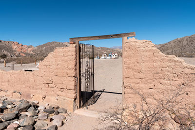 Old ruins against clear sky