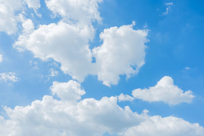 Low angle view of clouds in sky