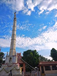 Low angle view of historical building against sky