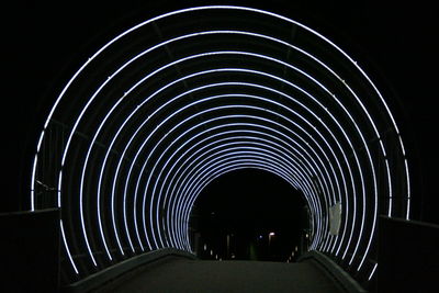 Illuminated tunnel