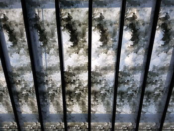 Full frame shot of glass window