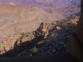 Scenic view of mountain range