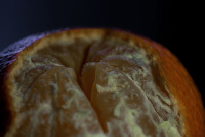 High angle view of bread in plate