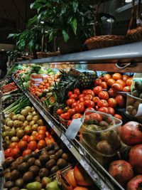 Fruits for sale at market stall