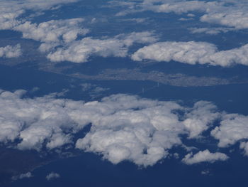 Low angle view of clouds in sky
