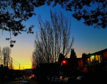 Low angle view of traffic on road