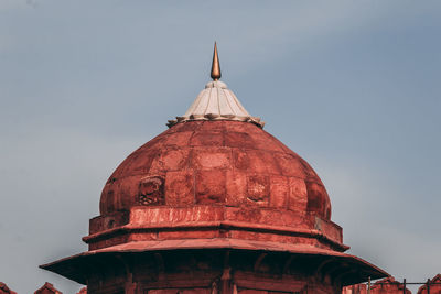 Low angle view of a building against sky