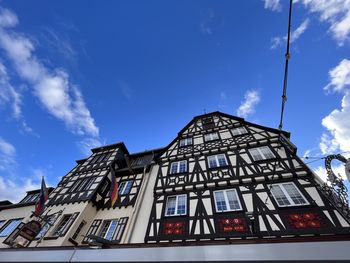 Low angle view of building against sky