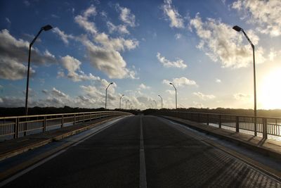 View of road against sky