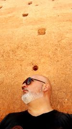 Portrait of mature man wearing sunglasses