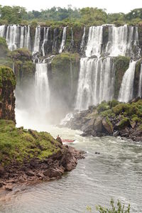 View from the lower circuit. iguazu national park. misiones. argentina