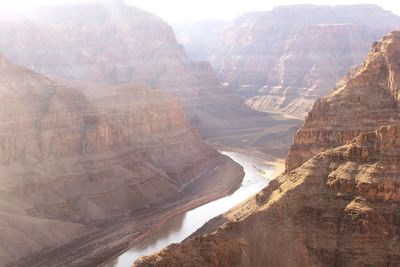 High angle view of canyon