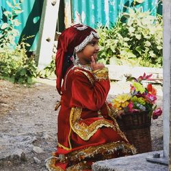 Woman in traditional clothing