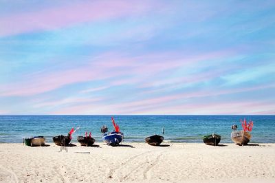 Group of people on beach