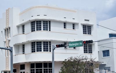 Low angle view of building against sky