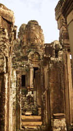 Low angle view of a temple