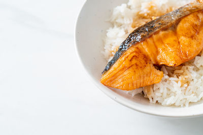 Close-up of food in plate