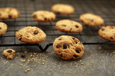 Close-up of cookies