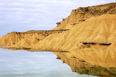 Desierto de bardenas reales, desert of bardenas reales navarra spain this particular rock formation