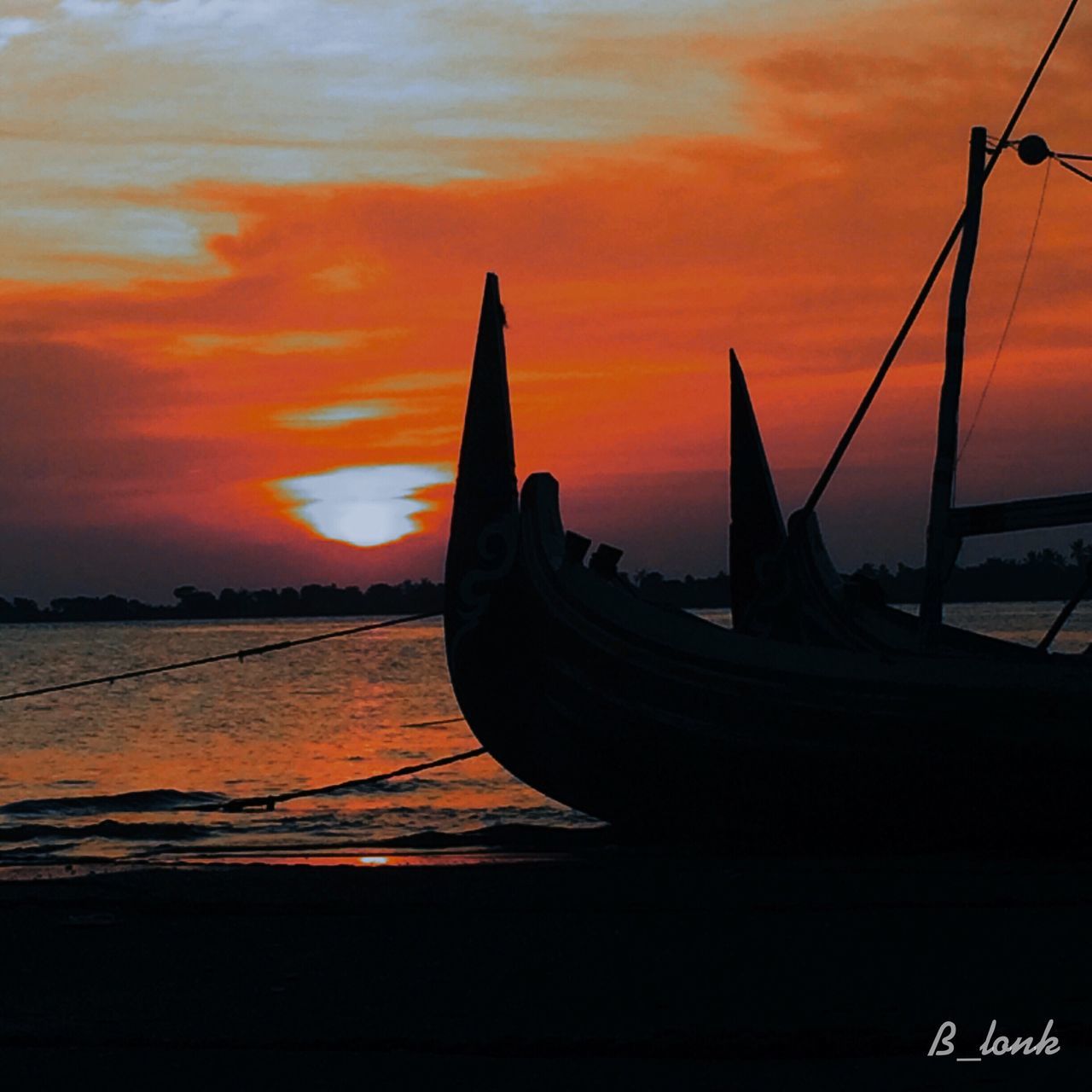 sunset, transportation, orange color, mode of transport, sky, nautical vessel, water, boat, silhouette, sea, cloud - sky, travel, scenics, beauty in nature, nature, moored, river, dusk, outdoors, no people