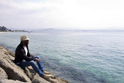 Black man in the coast