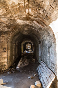 Corridor of old building