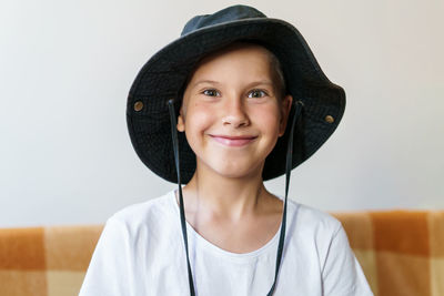 Portrait of smiling young woman