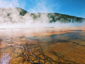 Scenic view of landscape against sky