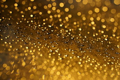 Full frame shot of wet glass