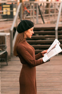 Young woman using mobile phone