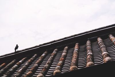 Low angle view of built structure against sky