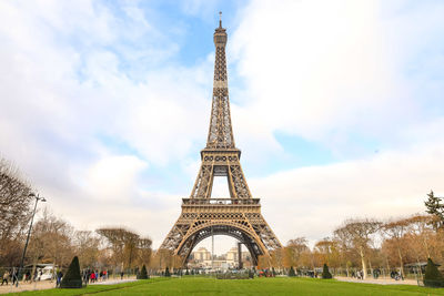 View of monument against cloudy sky