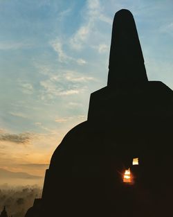 Low angle view of a temple