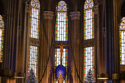 Interior of the catholic church